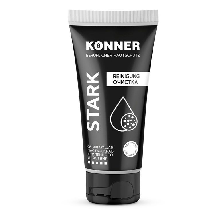 Паста-скраб с минеральным абразивом для очистки кожи рук и тела KÖNNER STARK  KN061  200 мл