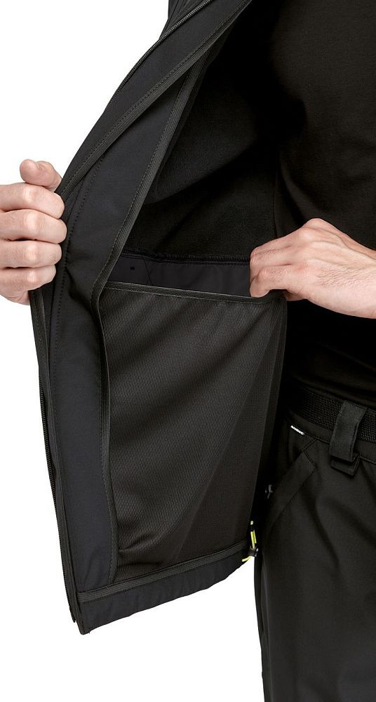 Куртка-софтшелл мужская демисезонная Геолэндер черная